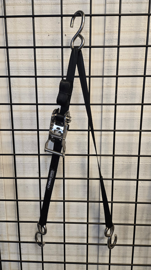 3 Point Tie Down Ratchet Strap for Jet Ski, Sea Doo & Wave Runner - Transom Straps