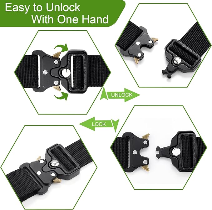 1" Tactical Cobra Style Buckle Made With Alloy- Hardware