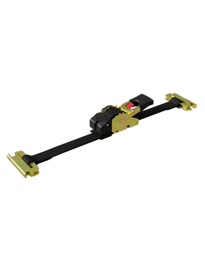 1 inch x 6 ft E track Retractable Ratchet Straps