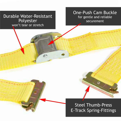 2" E track Cam Strap Tie-Down