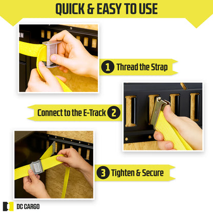 2" E track Cam Strap Tie-Down