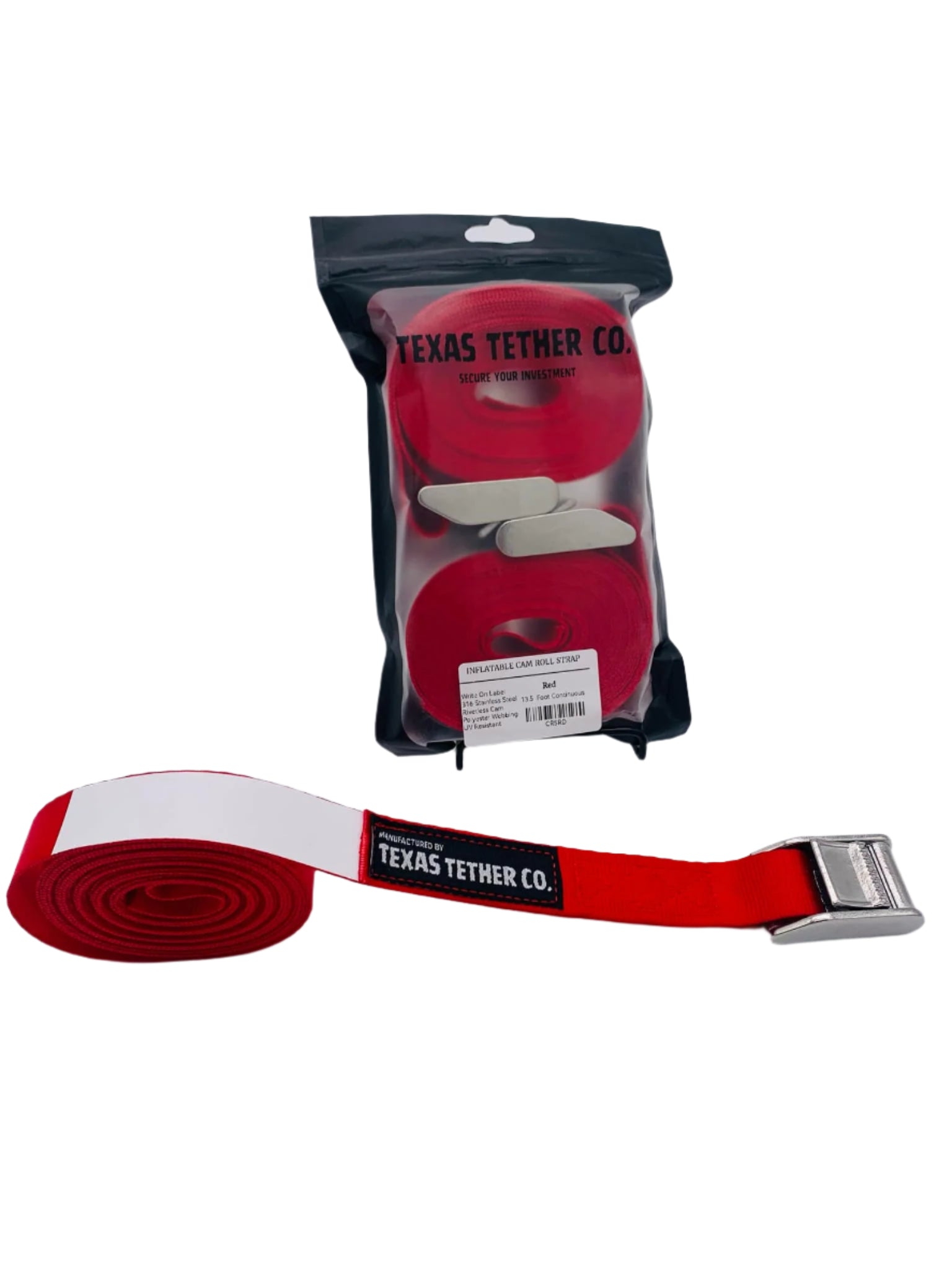 American Made Cam Buckle Roll Strap (Sold In Pairs) – Texas Tether Co