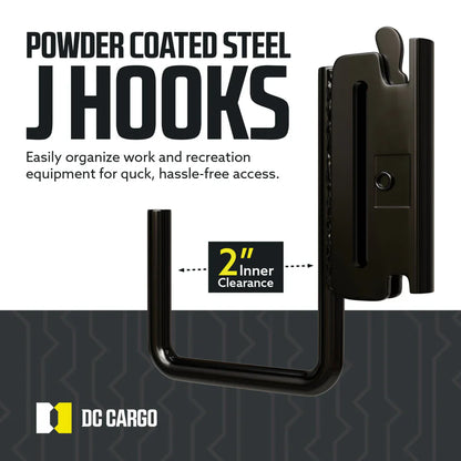 2" J-Hook E track Fitting Tiedown Truck Accessory